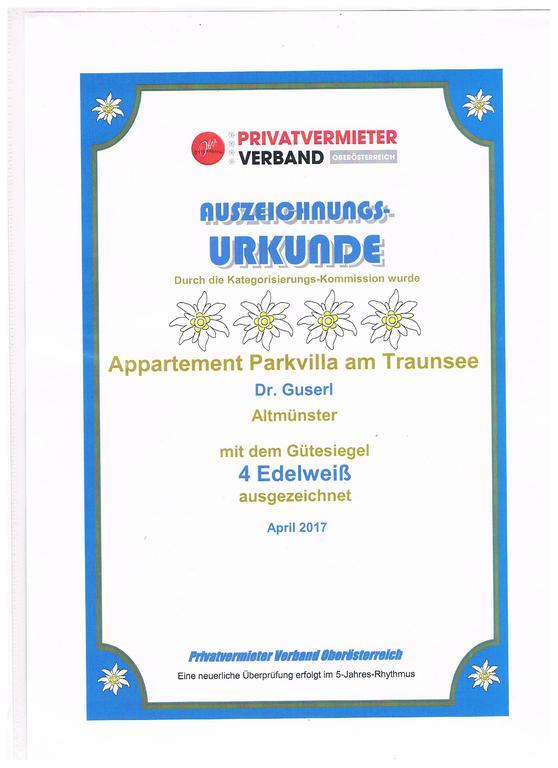 Altmünster Apartment Parkvilla Traunsee المظهر الخارجي الصورة